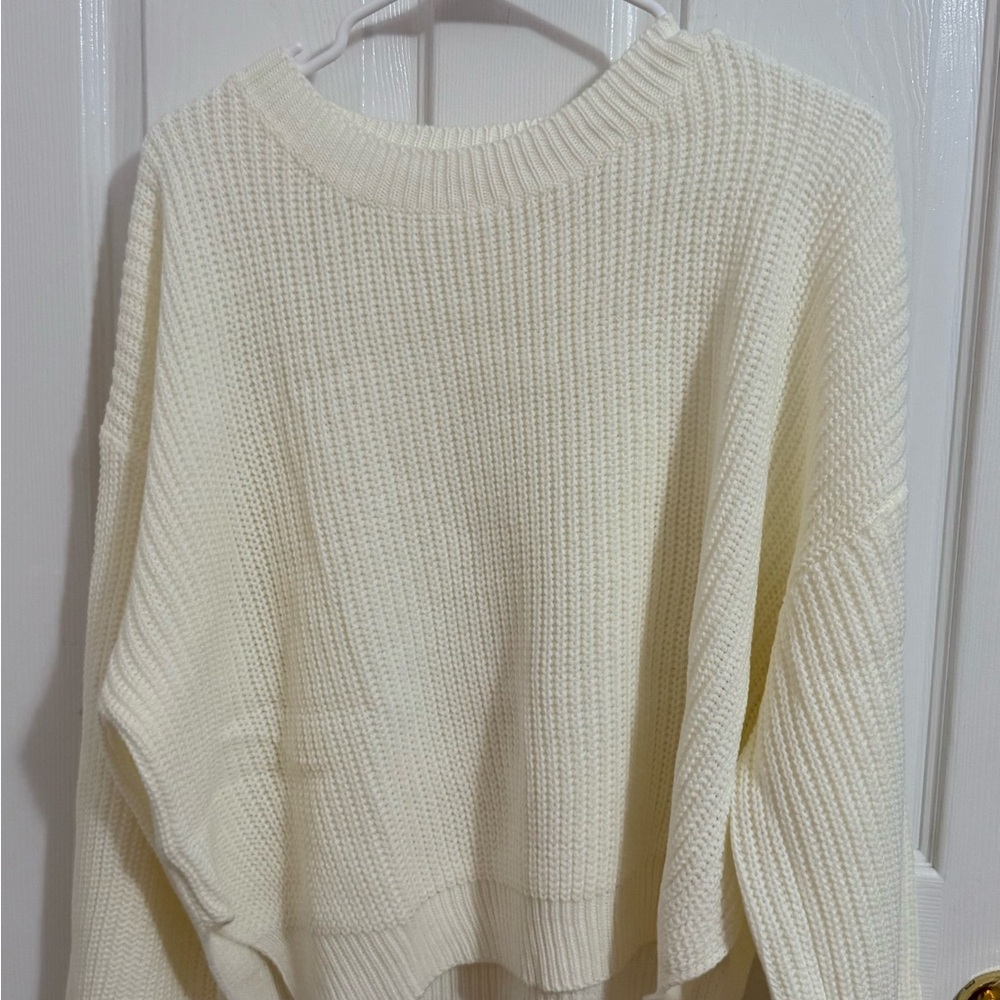 Cozy Cream Knit Sweater